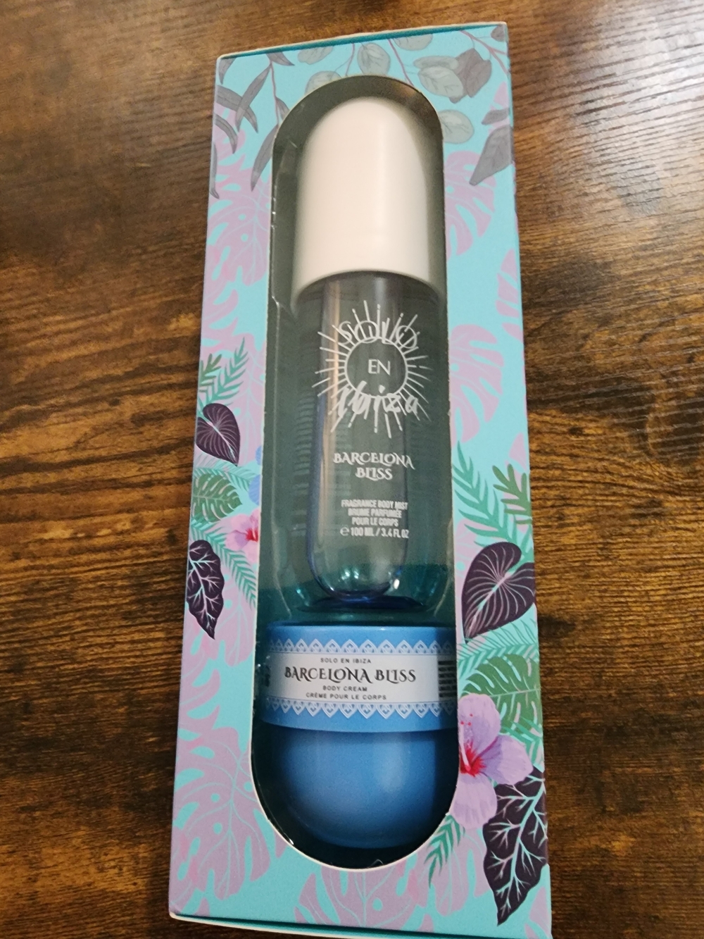Solo EN Ibiza Barcelona Bliss Fragrance & Body Cream Set - Blue